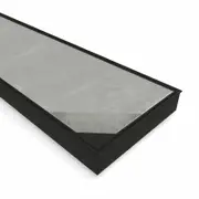 Black Satin Stainless Steel – Tile Insert 900×100 Floor Waste