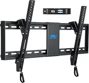 Mounting Dream Tilt TV Wall Mount Bracket for 37-75 Inch TVs, TV Mount with VESA up to 600x400mm, Fits 16", 18", 24" Studs and Loading Capacity 132 lbs, Low Profile and Space Saving MD2268-LK-04