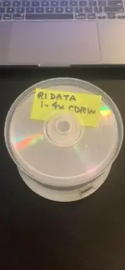 CD-RW Rewritable Discs 700MB 80min 4x Speed Spindle Silver 50 Pack RIDATA