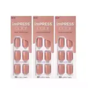 Kiss imPRESS Press-On Manicure Color Fake Nails - Sandbox - 3pk/90ct 83749
