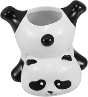 Gatuida Toothbrush Rack Tooth Brush Holder Cup Holder Toothbrush Holders Panda Toothbrushes Cute Teeth Brushes Cup Cute Brush Holder Toothpaste Cup Tooth Brushing Mug Brush Cup Ceramics