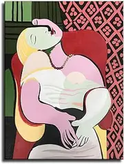 Pablo Picasso Poster Dream Canvas Painting Abstract Pablo Picasso Wall Art Pablo Picasso Prints Fashion Picture for Home Decor 40X60cm Unframed