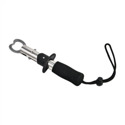 Fishing Lip Gripper Stainless Steel Fish Grabber Holder Tool Non-slip Handle