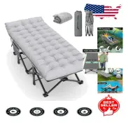 Oversized XXL Camping Cot - Portable Folding Bed for Adults, Supports 500lbs
