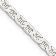 28 Inch Sterling Silver 4.5mm Flat Anchor Chain