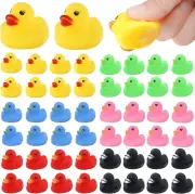 Rubber Duck Bath Toys 50PCS Mini Ducks Bulk for Kids Baby Shower Birthday Party