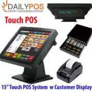 New Touch POS System Restaurant Cafe Pizza Fish Chips Takeaway Cash Register