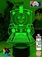 Percy Thomas The Tank Personalised 3D LED Night Light 7 Colour Change Room Lamp