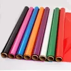 8 Rolls Colored Cellophane Wrap Roll (34 in x 16.4 ft x 8 Colors) Extra Wide ...