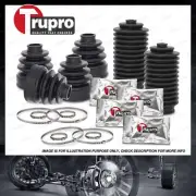 4 Trupro Front CV Boot Kit 2 Front Steering Rack Boot for Honda Accord CB CD CE (for: Honda)