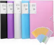 GRADENEVE 5 Pcs Show Folder Stickers School Binder Aesthetic Binder Portfolio Book Binder Inserts Binder Organization Display Book Plastic Binders Portfolio Folder Presentation Book Pp