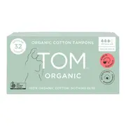 TOM Organic Regular Tampons 32 Pack | Flora & Fauna AU