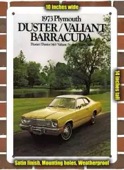 METAL SIGN - 1973 Plymouth Duster Valiant Barracuda