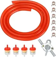 XIKOBY Gas Fuel Line Hose, Fuel Filter Fuel Shut Off Valve Petcock Compatible with 250cc 150cc 125cc 110cc 70cc 50cc Tao tao Coolster Apollo SYX Moto Pit Dirt Bike Motorcycle ATV Quad 4 Wheeler Parts