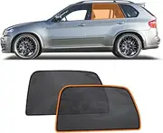 X-CAR Rear Window Sun Shade for BMW X5 E70 2006-2013 Rear Magnetic Blind Mesh SunShades Accessories