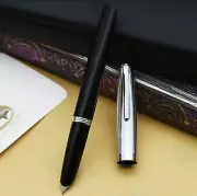 AURORA fountain pen M medium Duocult black chrome cap DC57-CNMM