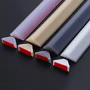 Shower Water Barrier ​Silicone Wet Room Bathroom Floor Sealing Strip,Collapsible Shower Threshold Water Dam Shower Barrier and Retention System Flexible Waterproof Tape