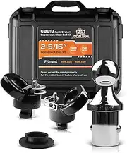 Jyoelron 60618 Puck System Gooseneck Hitch Ball Kit, 2-5/16“ Gooseneck Ball kit, 30000 lbs GTW/7500 lbs VTW, Compatible with Dodge Ram 2500 3500