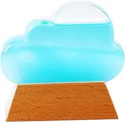 1pc Cloud Storm Glass Wear Forecaster Wear Station Weather Glass Storm Glass Weather Predictor Water Drop Wear Predictor Desktop Decorations Blue Storm Cloud Weather Predictor Weather Station Storm