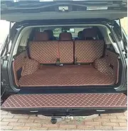 Trunk Mats Compatible with Toyota Land Cruiser 200 5seats 2010 Boot Carpets Liner Compatible with LC200(All Black)