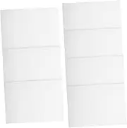 BATHVEVE Embroidery Dissolvable Paper 7pcs Water Soluble Embroidery Sheets Non Woven Fabric Backing Adhesive for DIY Clothing Home Decor