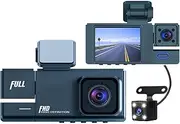 HD 1080P Car Recorder Car 2 Inches Display Three Lenses with The Same Display with Reverse Image Car DVR Recorder