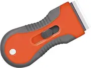 Multi-Surface Cleaning Tool with 15 Spare Blades - Non-Scratch Scraper for Glass, Ceramic Cooktops, Ovens, Glass Top Stoves, and Cars - Efficiently Removes Burned-On Food, Tough Stains, Dirt, Stickers