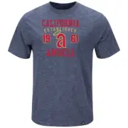 MLB T-Shirt California Angels Los Angeles Baseball Cooperstown Heads Or Tails