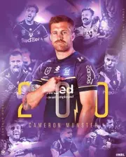NRL MELBOURNE STORM RUGBY CHAMPION TEAM PLAYER POSTER,BARGAIN,2