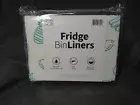 S&T Inc. Refrigerator Drawer Shelf Bin Liners 5 pk 12x24" cut to fit washable