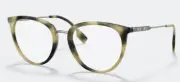 BURBERRY BE2331 3501 Brown Round Women's 52 mm Eyeglasses Optical Frame