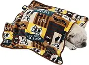 Soft Flannel Pet Blanket Comfortable Multicolor Print French Bulldog Dog Bed Mat Sofa Autumn Winter Pet Stuff for Dogs Cats