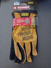 Mechanix Wear Durahide Rigger Leather Gloves M Water Resistant