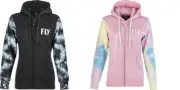 Fly Racing Women's Tie-Die Zip Up Hoodie