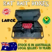 Professional Bait Box large Trap WITH BAIT Rat Mouse Rodent Control Auto Lock