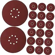 CHILDWEET 50pcs Aluminum Oxide Sanding Discs for Drywall Sander Sandpaper for Wood Finishing Drywall Sanding Pads for Home Improvement