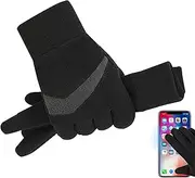 [Generic] Winter Gloves Women - Touchscreen Thermal Gloves Fleece Warm Gloves | Non-Slip Windproof Men Gloves Soft Insulated Gloves for Driving & Running
