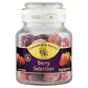 Cavendish & Harvey | Mixed Berry Hard Candy Drops | 10.50 Ounce Jar