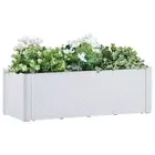 Garden Raised Bed with Self Watering System White 100x43x33 cm Planter Box 13959