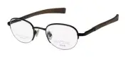 NEW MARIUS MOREL 1880 1962M EYEGLASS FRAME 46-21-135 BLACK HALF-RIM UNISEX