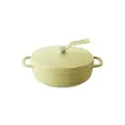 New Vermicular Cast Iron Enamel Pot 18cm [Shallow] Matte Chamomile Yellow