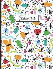 Sticker Book: Ants Theme Sticker Book Collecting Album Blank Notebook.