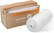 Wevac 28cmx45m Food Vacuum Seal Roll Keeper with Cutter, Ideal Vacuum Sealer Bags for Food Saver, BPA Free, Commercial Grade, Great for Storage, Meal prep and Sous Vide (11” x 150’)