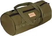 [Wedhapy] Tent Storage Bag 14x6 Inch Thicken Canvas Large Capacity Portable Tent Bag with Handle for Picnic Outdoor Sports Tarp