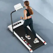 BLACK LORD Treadmill Electric Walking Pad Under Desk Foldable Gym 400mm White