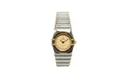 Pre Loved OMEGA Stainless Steel Quartz Watch with Constellation Design