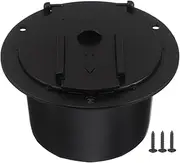 ERINGOGO Rv Utility Access Cover Rv Power Cord Holder Power Cable Hatch Rv Cable Organizer Electrical Cables Management Waterproof Round Hatch Rv Accessories Space-Saving Design Easy to Install