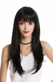 WIG ME UP Wig Women's Wig Jet Black Long Smooth Sexy Fringe GFW2274