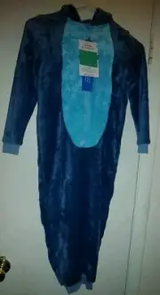 Lilo & Stitch Sleepsuit Size 7 Kids Hooded Pajamas Disney Character.com NWT