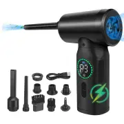 2 In 1 6000mAh Cordless Portable Digital Display Air DusterBlower Vacuum Cleaner Portable Car Vacuum Cleaner Compresse